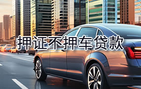 陇南押证不押车贷款